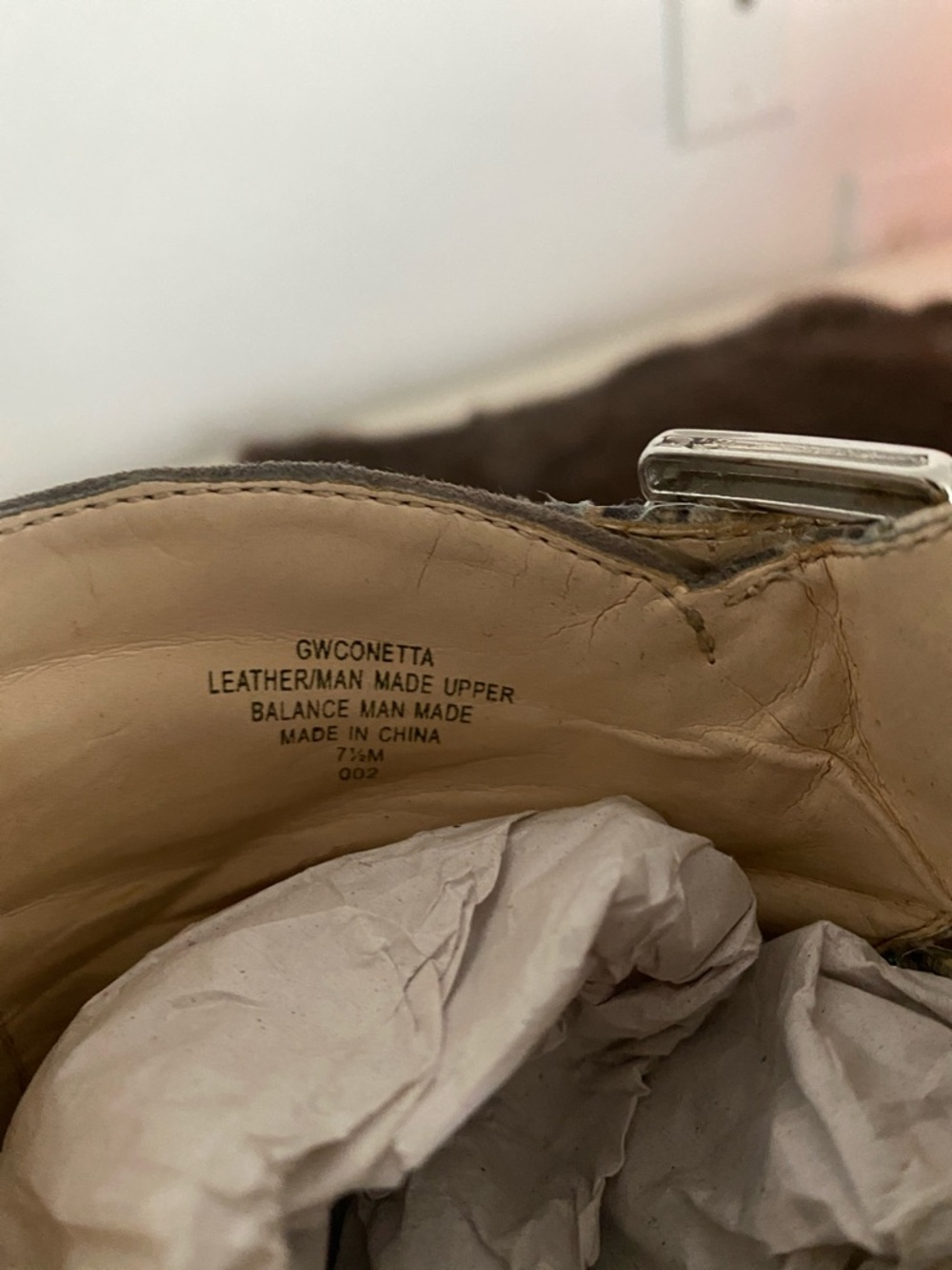 Guess Ankle Bootie with Buckle 71/2M - Picture 8 of 8